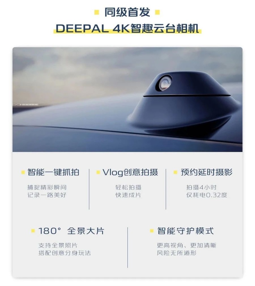 深蓝S05开启先享抢订 首搭DEEPAL 4K智趣云台相机